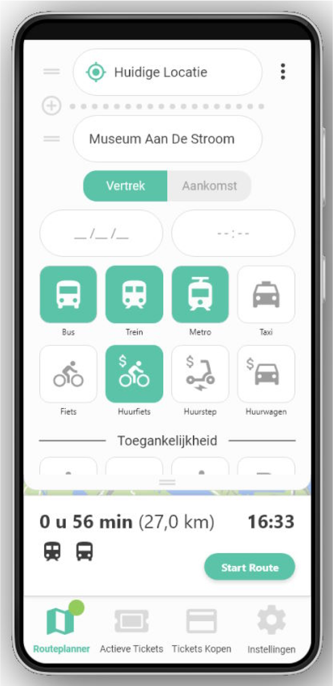 Design for a public transport app 2